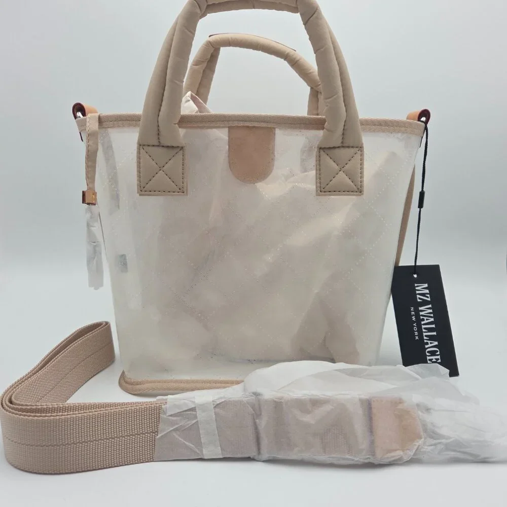 NWT Mz. Wallace Stadium Tote Clear with Buff - Picture 5 of 5